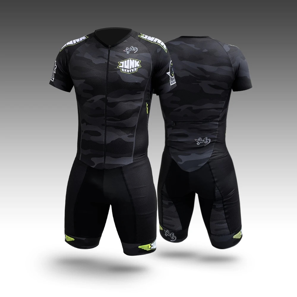 Cycling Gear Jersey - Mans Rolschaatsen Wielertrui Triathlon Kleding Tri