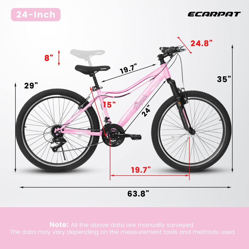 Carbon Bike Frame - 24/26 inch mountainbike voor heren, dames