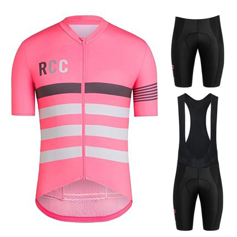 Cycling Gear Brands - Roze RCC Wielertrui Set Korte Mouw